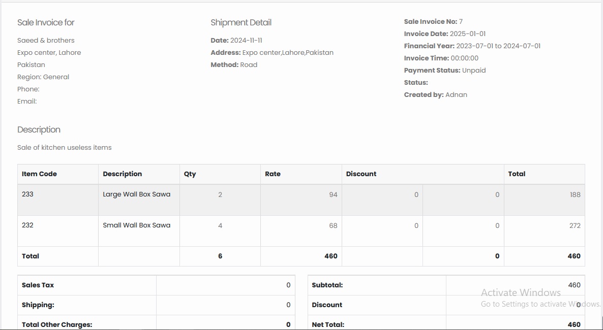 ToadERP - Financial and Accountancy System